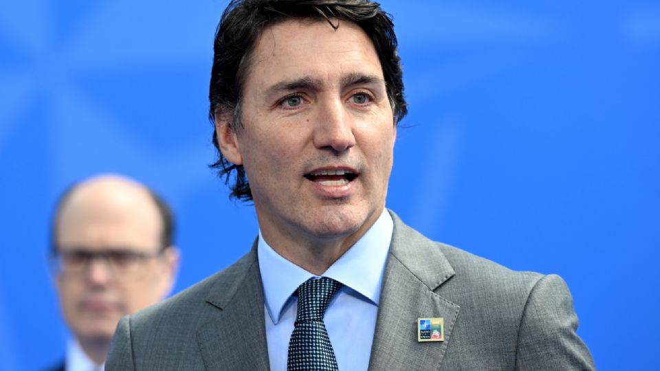 Foto del primer ministro canadiense Justin Trudeau, al asistir a la cumbre de la OTAN en Vilnius, Lituania.