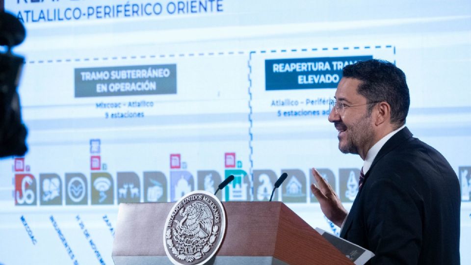 Martí Batres, jefe de Gobierno de la CDMX.