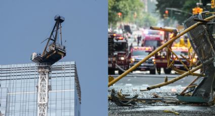 Nueva York: Brazo de grúa cae desde piso 45 en Manhattan y deja 6 heridos