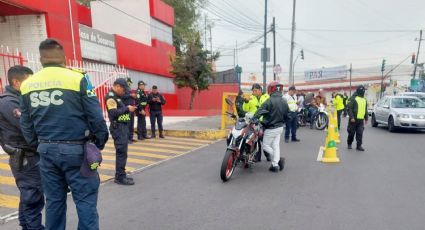 Envían 11 motocicletas al corralón e infraccionan a 27 conductores