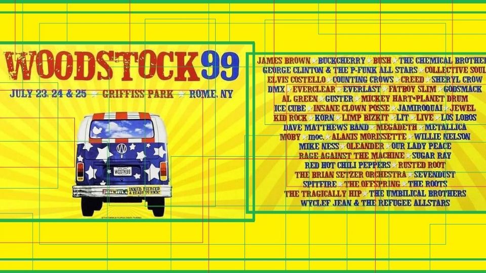 Cartel de Woodstock '99.