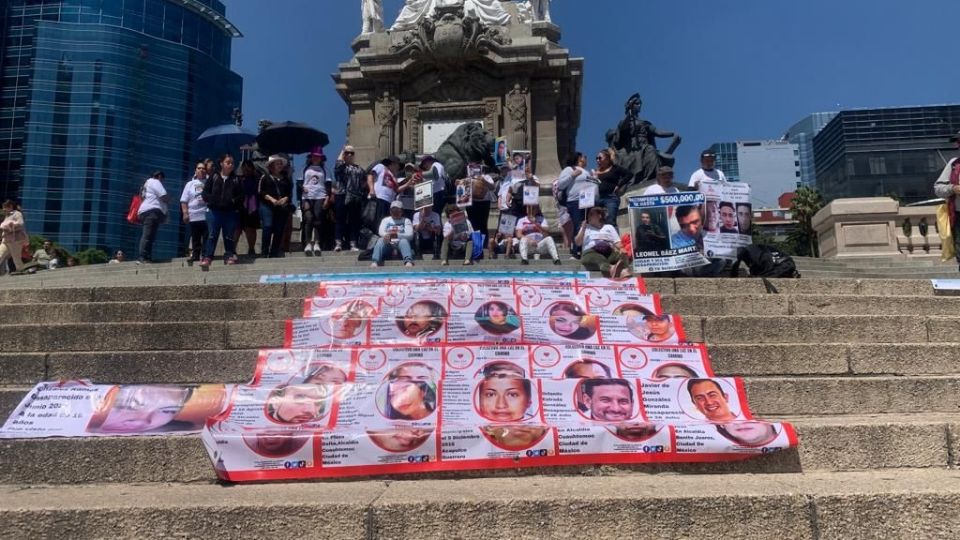 Se congregaron en el Ángel de la Independencia.