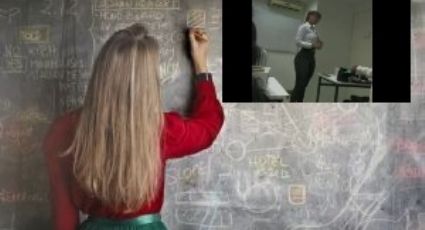 'Maestra de matemáticas' se vuelve viral por video donde imparte sus clases