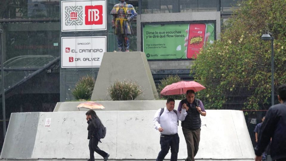 Continuarán las lluvias en CDMX.