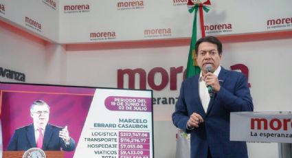 Mario Delgado presenta primer reporte de gastos por parte de los cuatro aspirantes morenistas