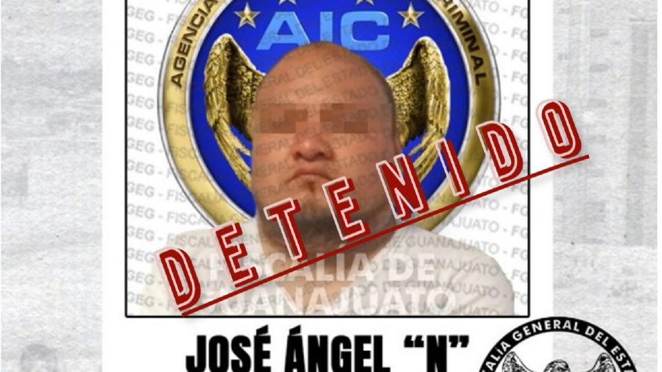 La FGEG anunció la detención de José Ángel, uno de los presuntos autores del coche bomba en Celaya, Guanajuato.