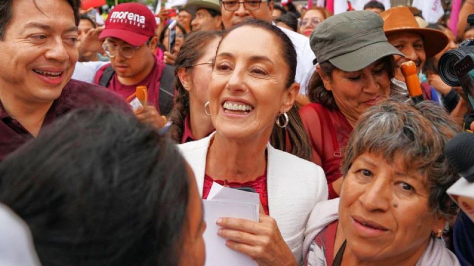 Claudia Sheinbaum, aspirante a la candidatura presidencial por Morena.