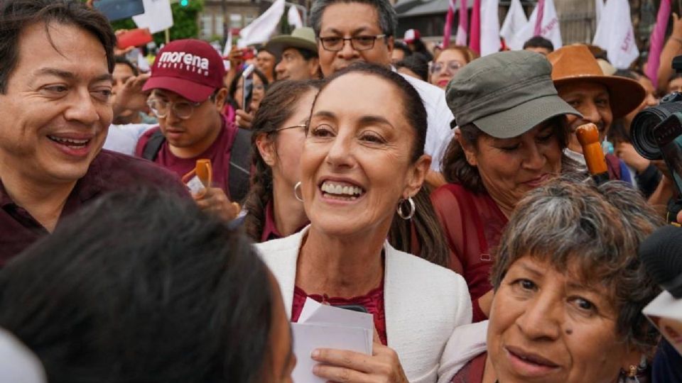 Claudia Sheinbaum, aspirante a la candidatura presidencia por Morena.