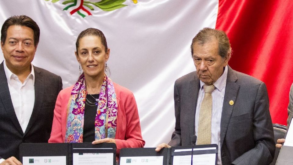 Claudia Sheinbaum y Porfirio Muñoz Ledo.