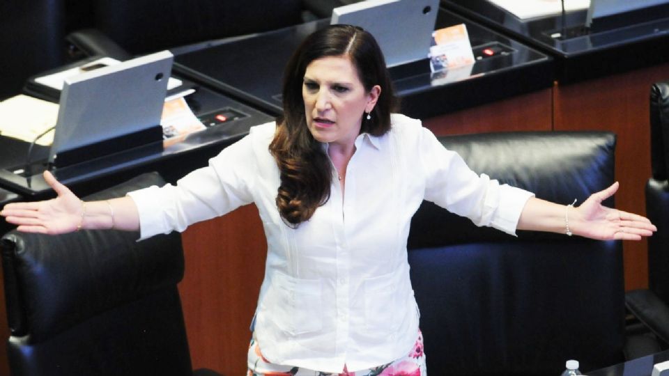 Kenia López Rabadán, vicecoordinadora del PAN en el Senado.