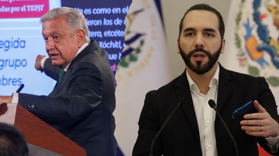 Andrés manuel López Obrador y Nayib Bukele.