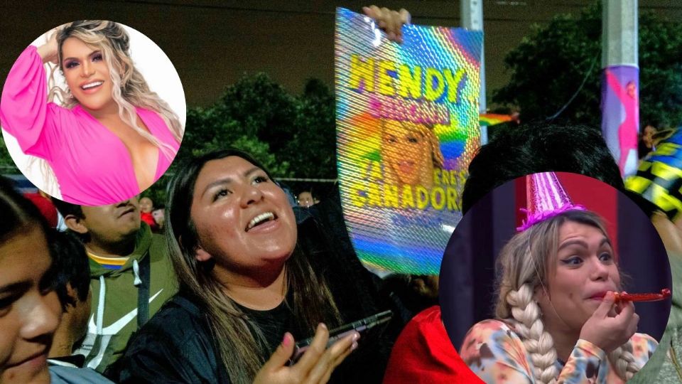 Fans de Wendy Guevara celebraron en las calles de la CDMX.