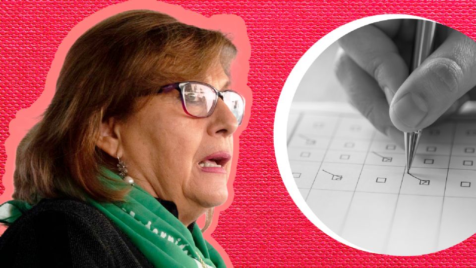 La senadora expresó sus inconformidades con el proceso de Morena.