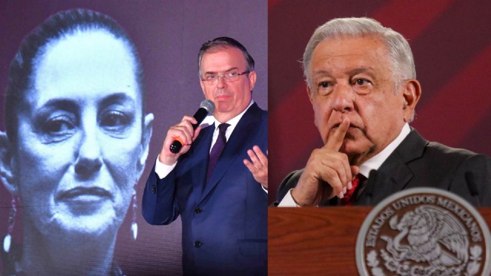 Marcelo Ebrard, Andrés Manuel López Obrador, Claudia Sheinbaum