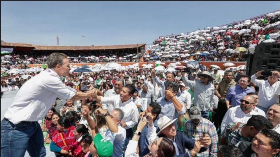 Manuel Velasco Coello, aspirante presidencial por Morena.