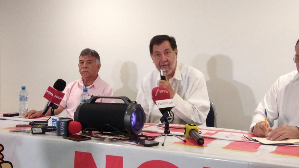 Gerardo Fernández Noroña, aspirante a la candidatura presidencial.