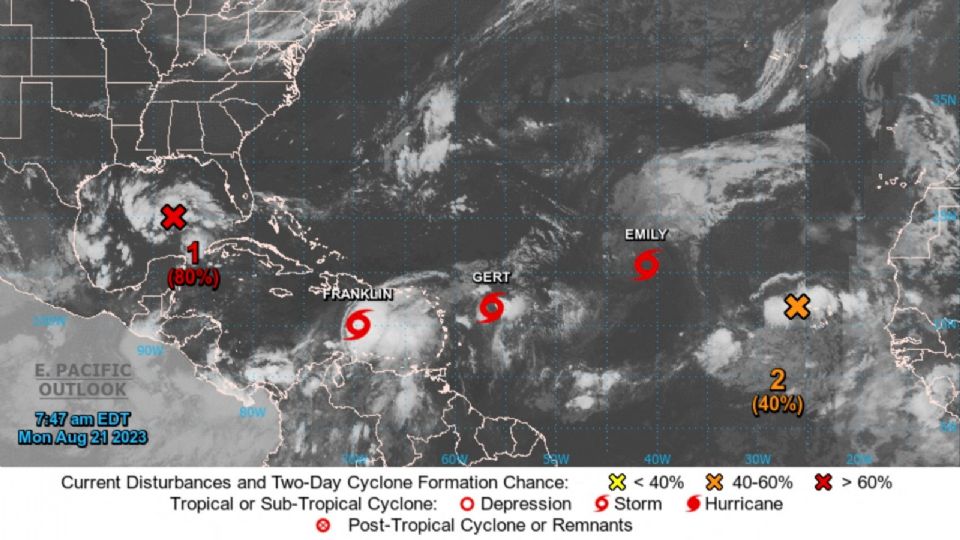 Se formó una nueva depresión tropical.