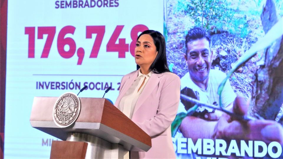 Ariadna Montiel, titular de la Secretaría del Bienestar.