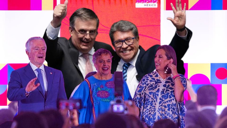 Marcelo Ebrard, Ricardo Monreal y Frente Amplio.