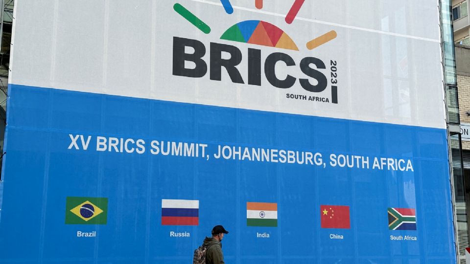 Centro de Convenciones de Sandton, que acoge la Cumbre de los BRICS.