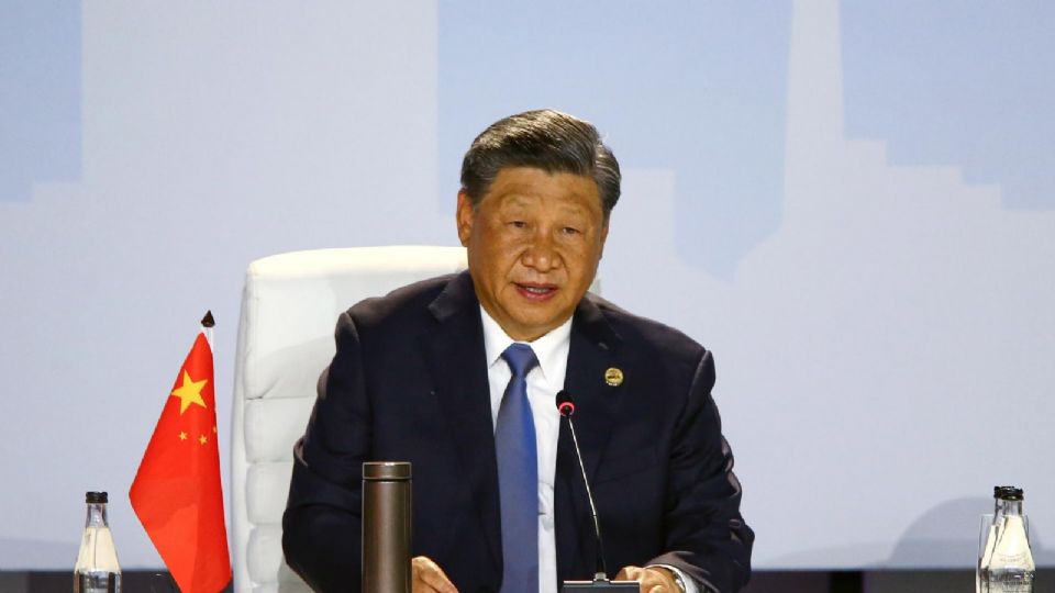 Xi Jinping en la cumbre de los BRICS.