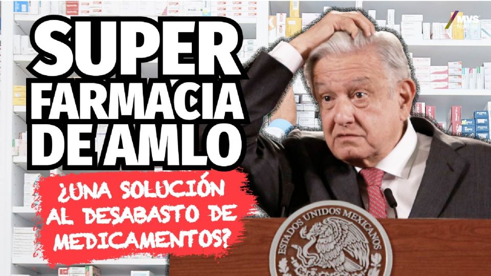 AMLO aseguró que la farmacia estará lista en diciembre.