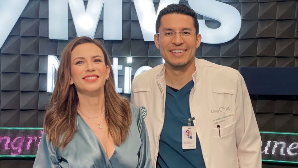 Dr. Rodrigo Gutiérrez con Ingrid y Tamara en MVS 102.5