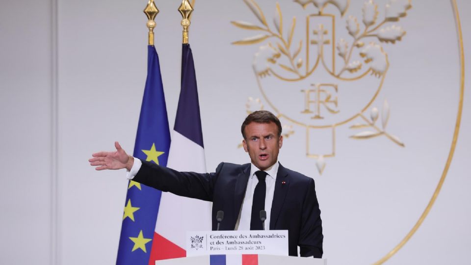 Emmanuel Macron, presidente de Francia, reconoce ante la ONU al estado de Palestina.