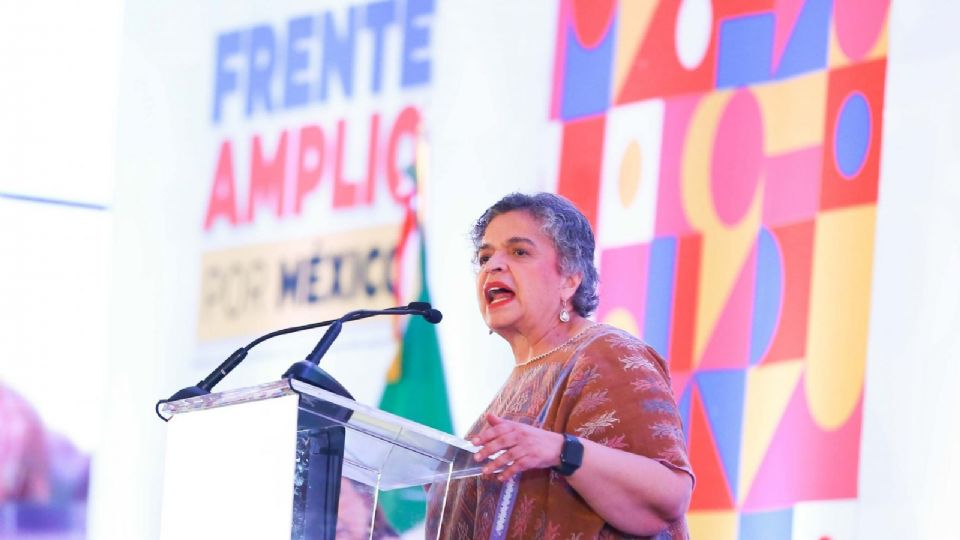 Beatriz Paredes, aspirante a la candidatura presidencial.