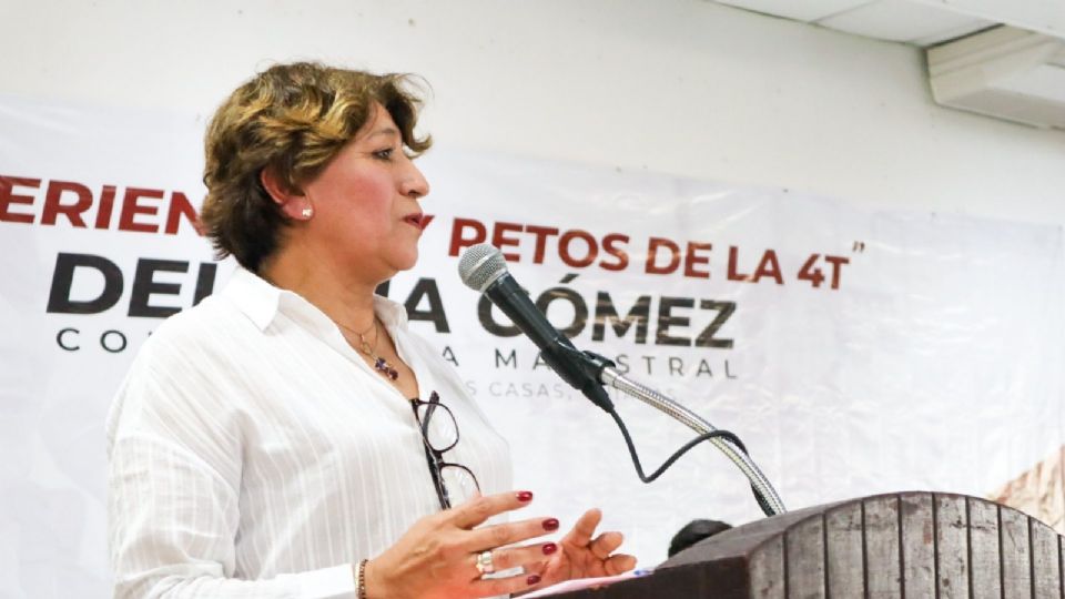 Gobernadora electa del Estado de México, Delfina Gómez Álvarez.