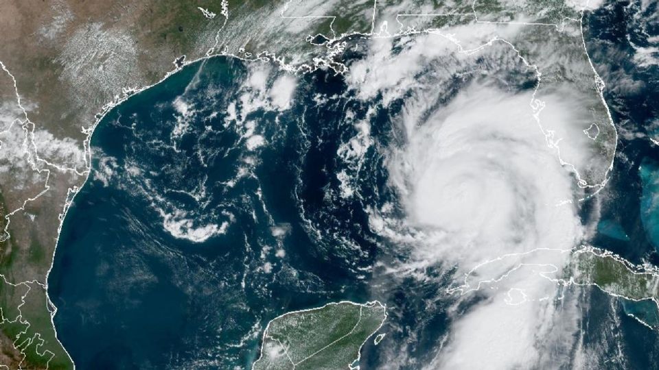 La NASA capturó al huracán Idalia desde el espacio.