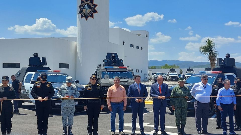 Evento de inauguración de nuevo destacamento de Fuerza Civil