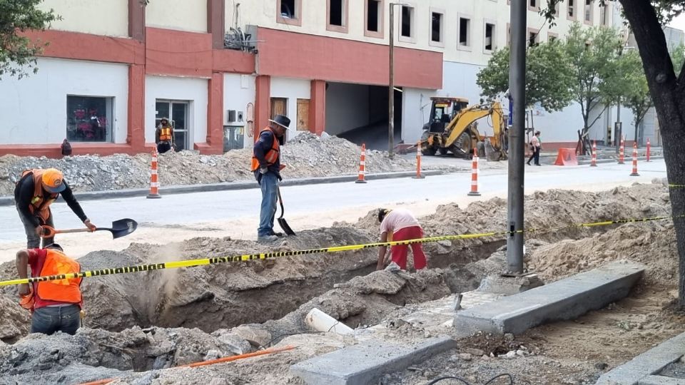 Trabajos en calle Ocampo