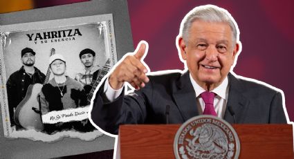 AMLO invita a Yahritza y su Esencia a comer unos buenos tacos