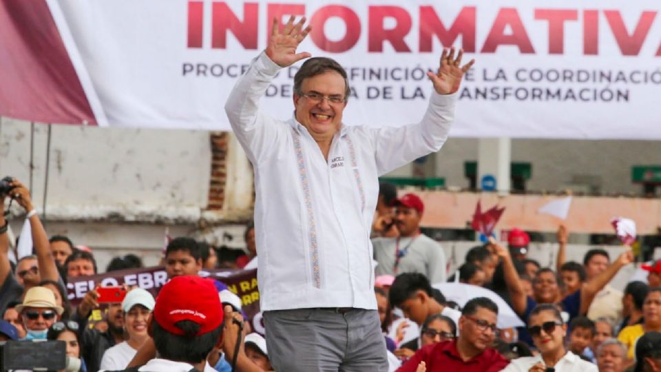 Marcelo Ebrard, aspirante a la candidatura presidencial.