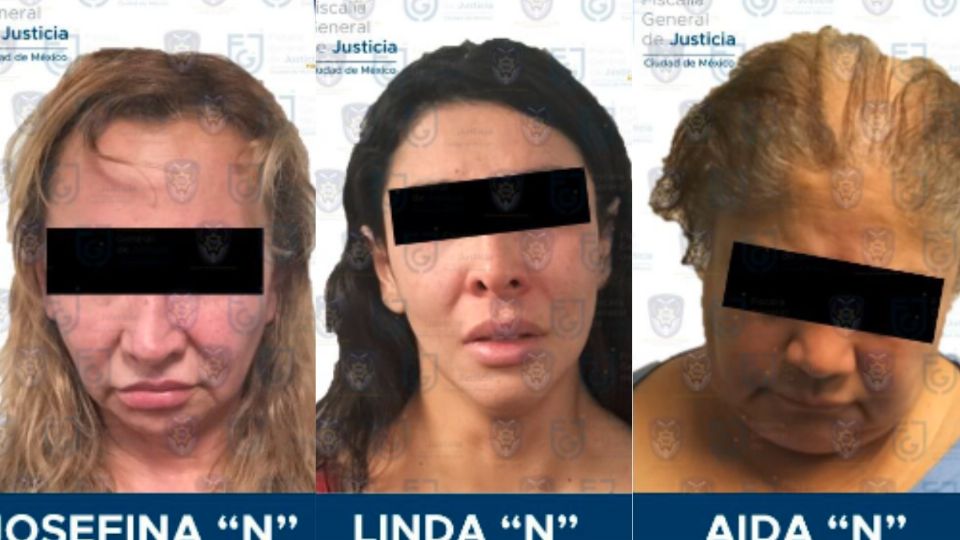 Linda “N”, Josefina “N” y Aida “N”.