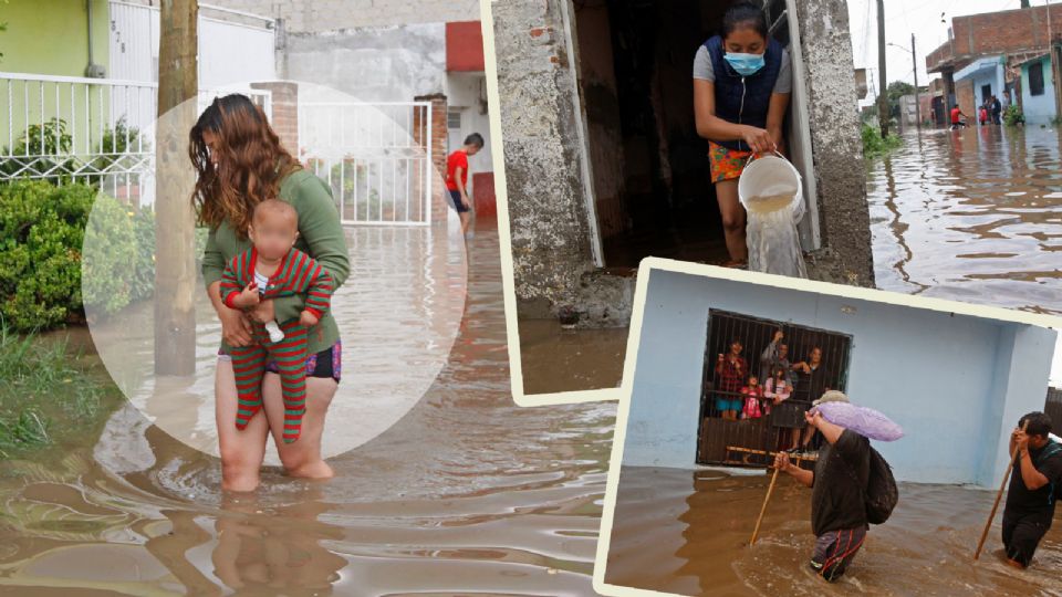 Las lluvias han dejado varias zonas afectadas en Guadalajara.