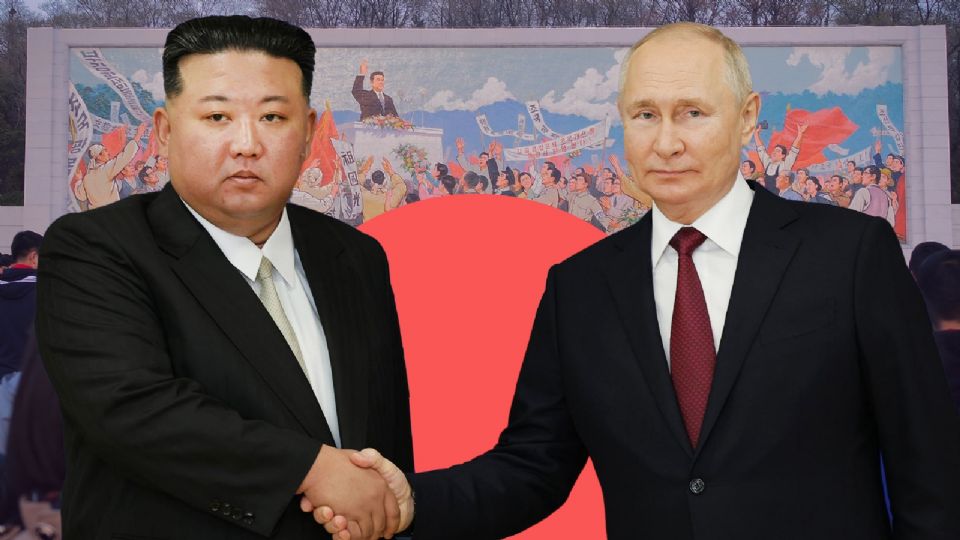 El líder norcoreano Kim Jong-un y el presidente Vladimir Putin visitaron el cosmódromo de Vostochny.