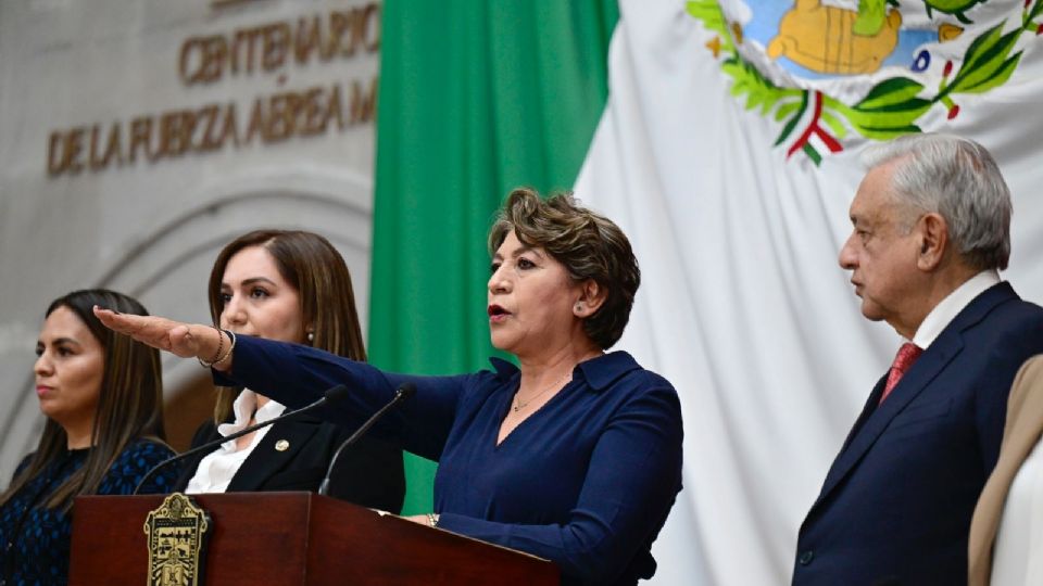 Delfina Gómez de Morena ya hizo historia hoy en el Estado de México.
