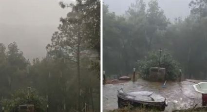 Comienza a sentirse la lluvia en el municipio de Santiago; se esperan más precipitaciones