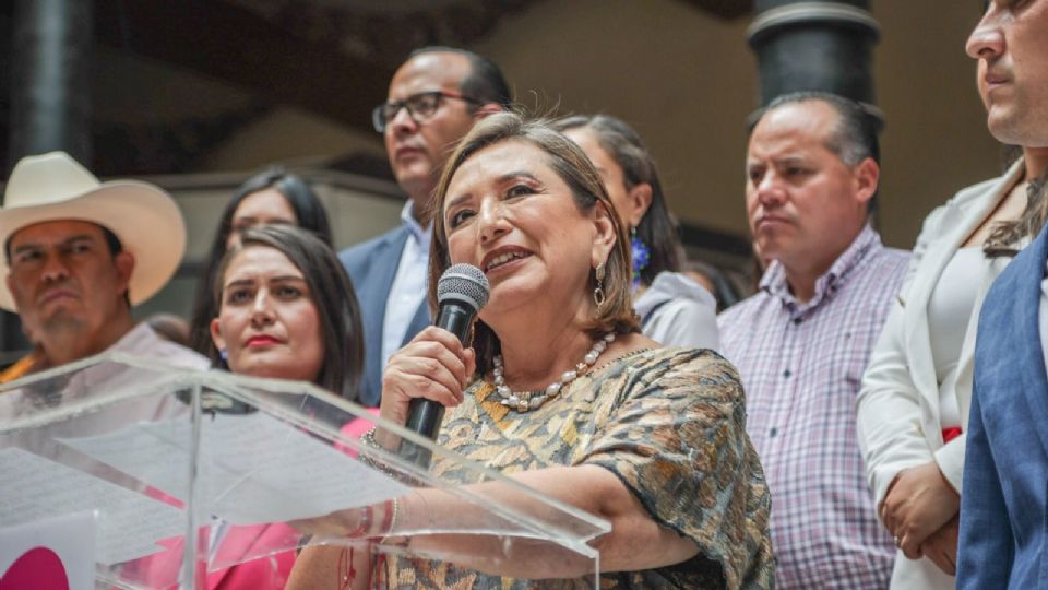 Xóchitl Gálvez estuvo de gira por Zacatecas.