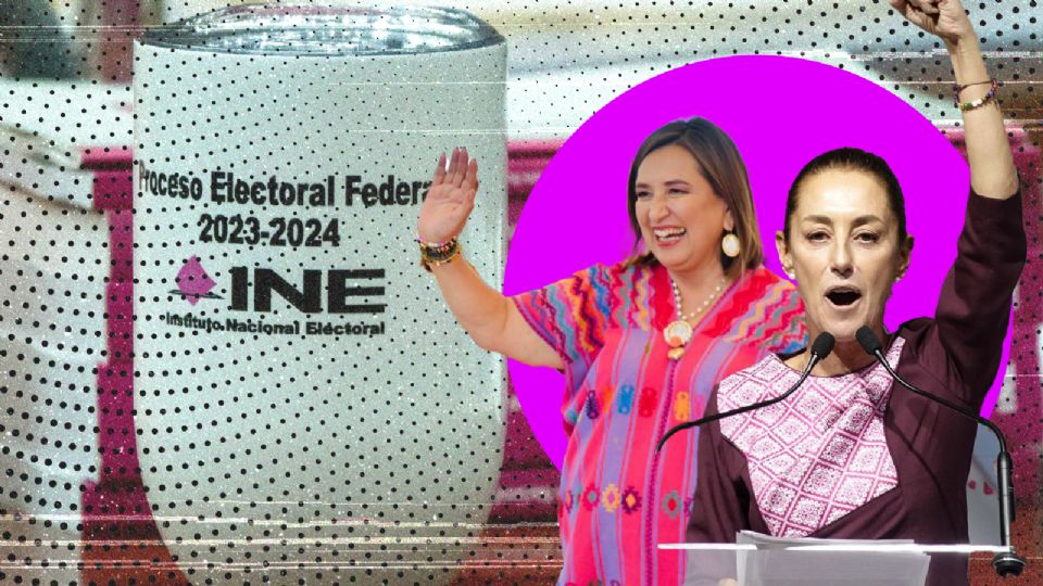 Claudia Sheinbaum y Xóchitl Gálvez, virtuales candidatas presidenciales.