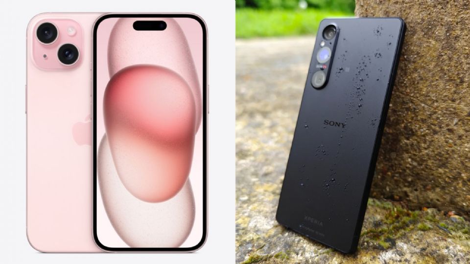 iPhone 15 y Xperia