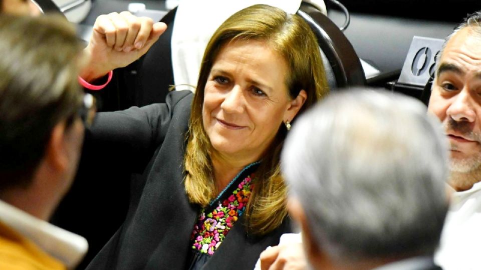 Margarita Zavala, diputada por el PAN.