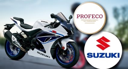 Profeco llama a revisión más de 8 mil 340 motos Suzuki por esta razón