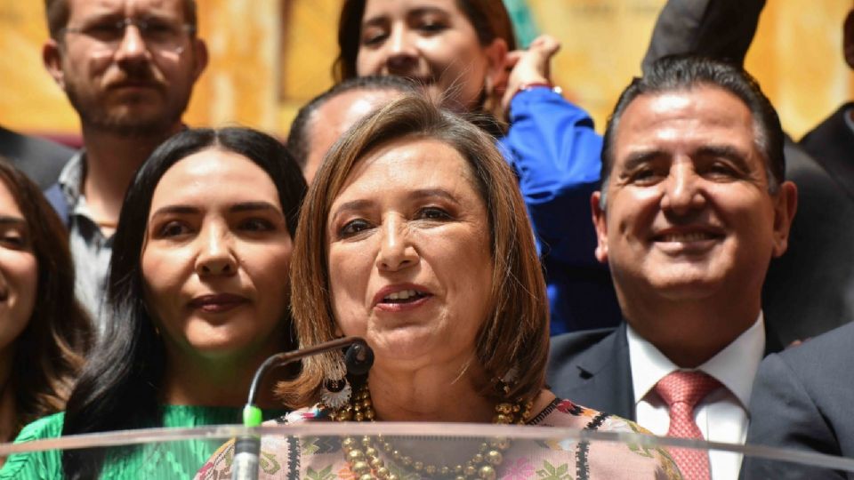 Xóchitl Gálvez, responsable del Frente Amplio por México.