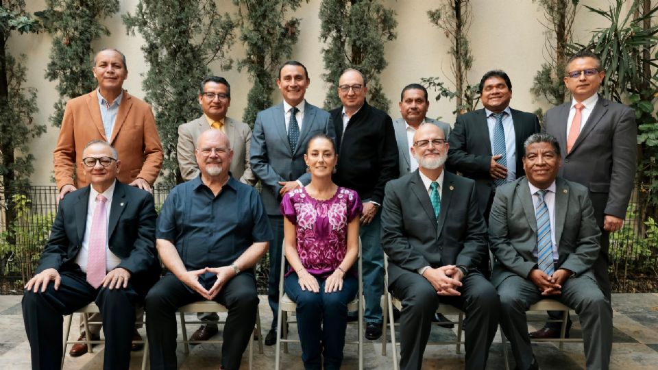 Claudia Sheinbaum se reunió con líderes religiosos.