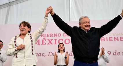 AMLO y Delfina Gómez anuncian incremento al salario mínimo y pensiones para adultos mayores