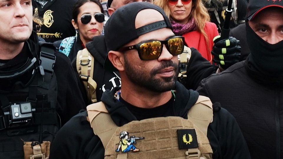 Enrique Tarrio, líder de los Proud Boys.