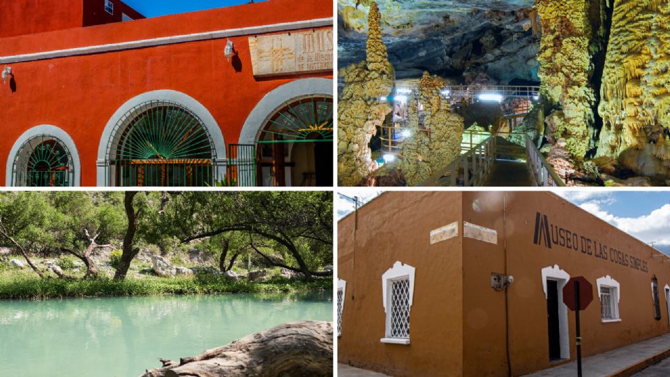 Museo de la Memoria Viva / Grutas de Bustamante / Museo de las Cosas Simples / Cañón Ojo de Agua Bustamante
